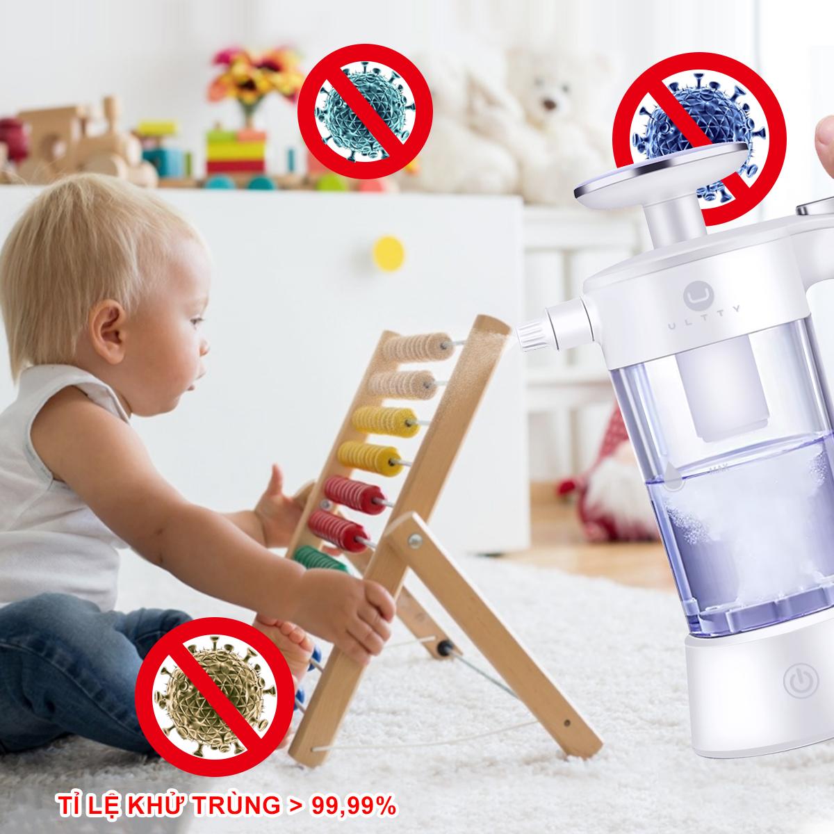 Những “Lợi ích vàng” của bình điện phân phun sương diệt khuẩn Ultty