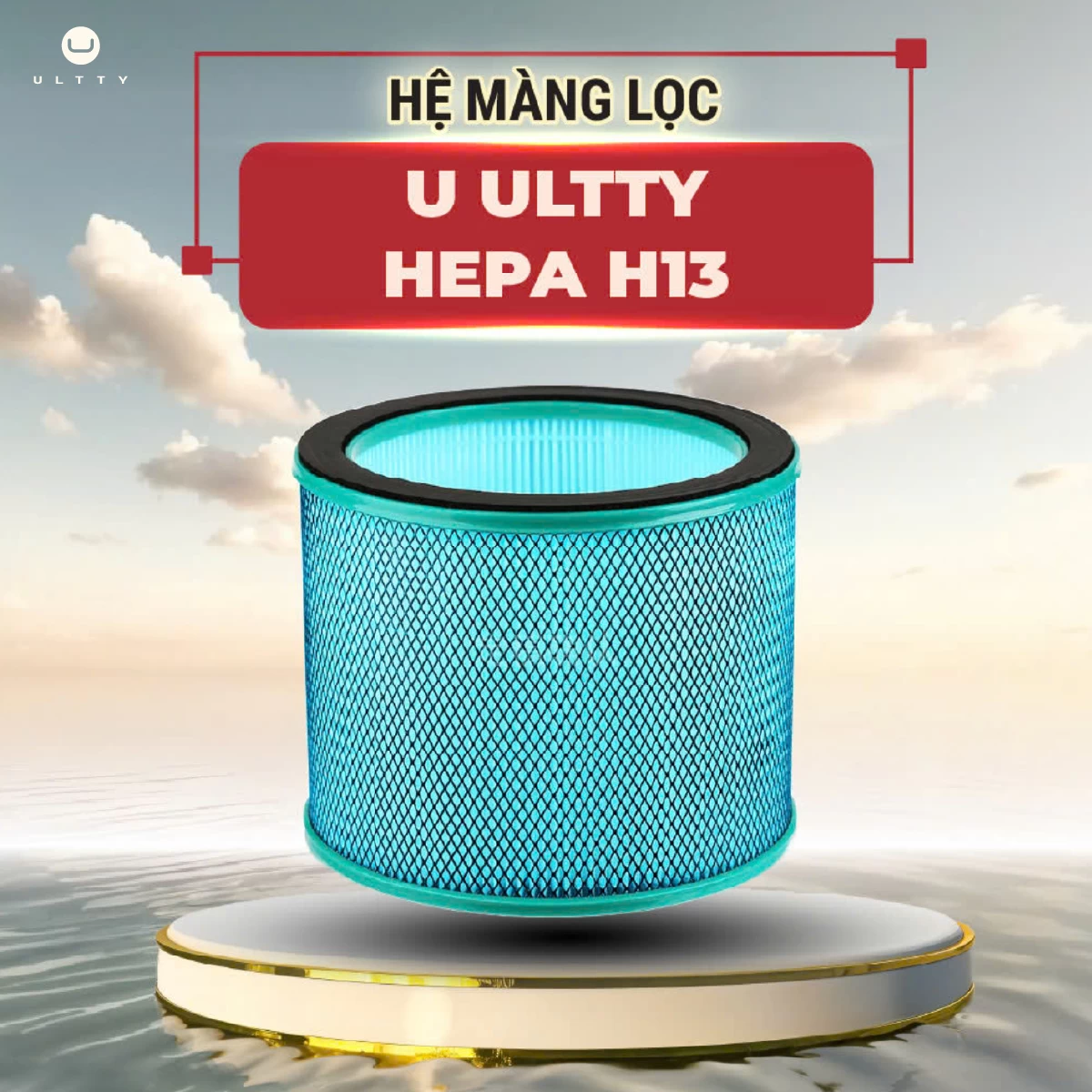 Hệ màng lọc U-ULTTY HEPA H13 dùng cho Quạt lọc không khí CR021