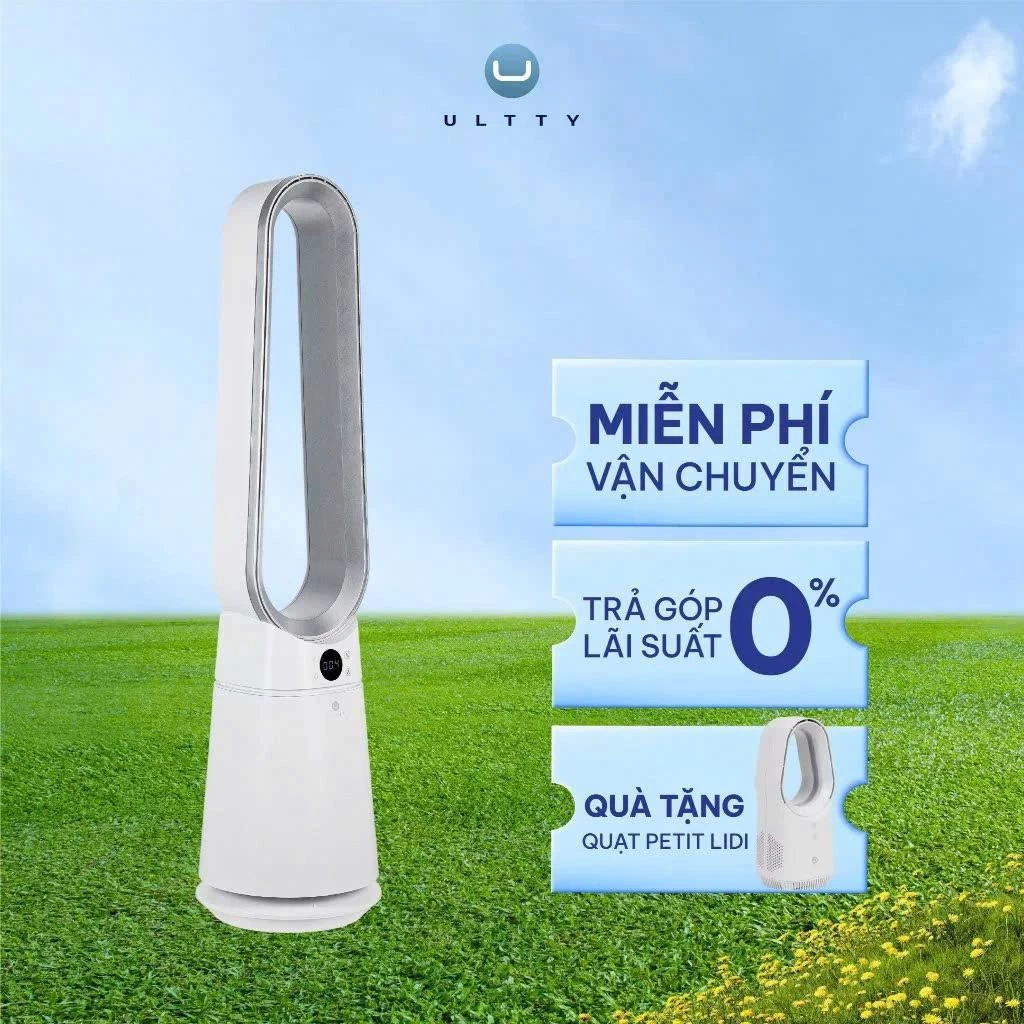 Quạt không cánh và khử khuẩn UVC - U ULTTY LIDI