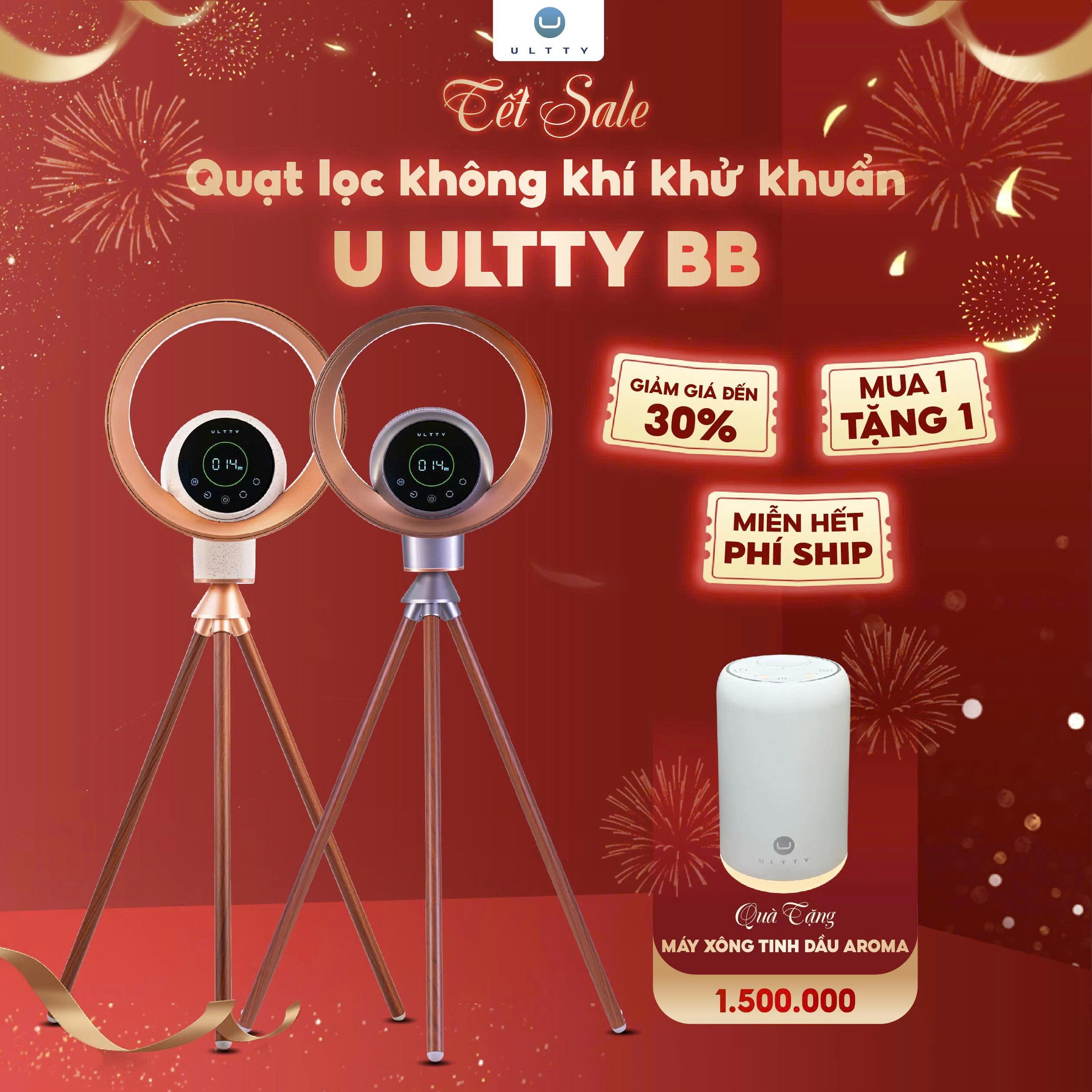 Quạt lọc không khí và khử khuẩn U ULTTY BB