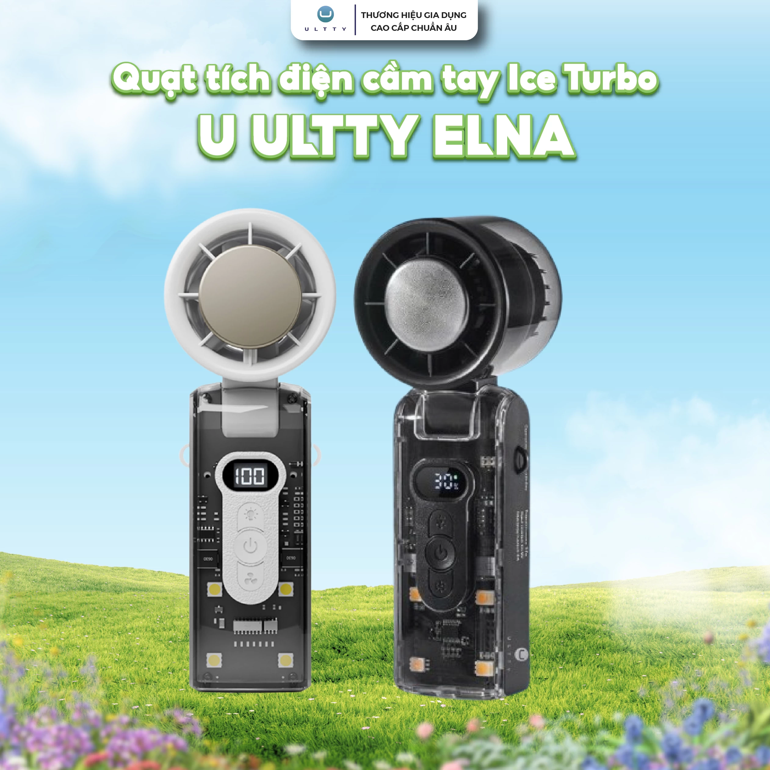 Quạt Cầm Tay Ice Turbo U ULTTY ELNA